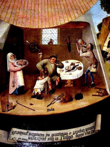 Hieronymus Bosch The Seven Deadly Sins and the Four Last Things oil painting image
